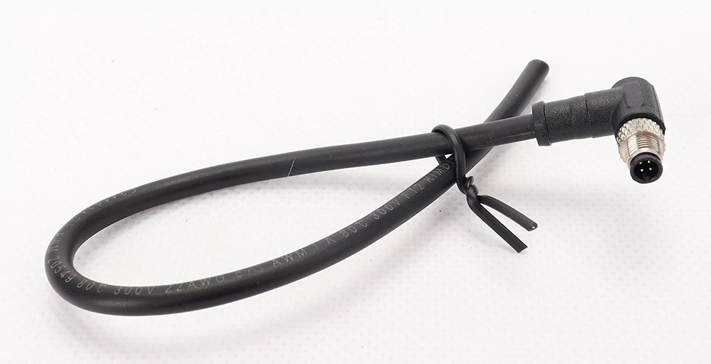 Male elbow of 4Pin molded M5 connector