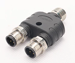 T/Y - type M12 connector A - coded splitter