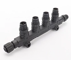 T/Y - type M12 connector A - coded splitter