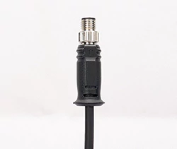 Molded type M8 connectors, 3 pin, 4 pin, 5 pin, 6 pin and 8 pin male and female waterproof cables