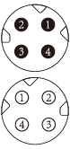 Male and female heads of M8 assembled connectors, 3Pin, 4Pin, 5Pin, 6Pin, 8Pin field - wiring plugs and sockets